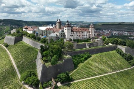 Festung Marienberg Tour Castle Tour sites above Main River, a key stop on Würzburg castle tours
