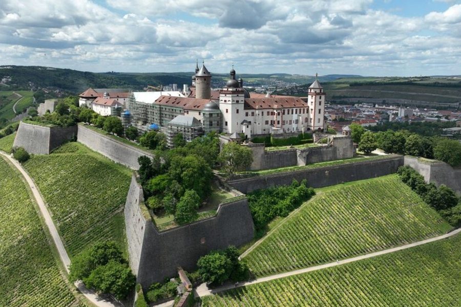 Festung Marienberg Tour Castle Tour sites above Main River, a key stop on Würzburg castle tours